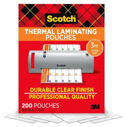 Perfect Protection: A Review of Scotch 200 Pack Thermal Laminating Pouches