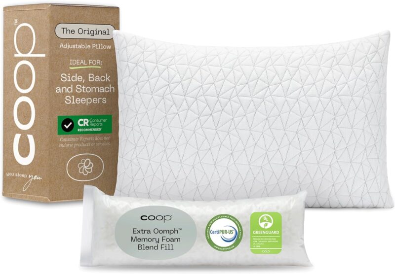 Perfect Sleep: A Review of Coop Home Goods Adjustable Pillow