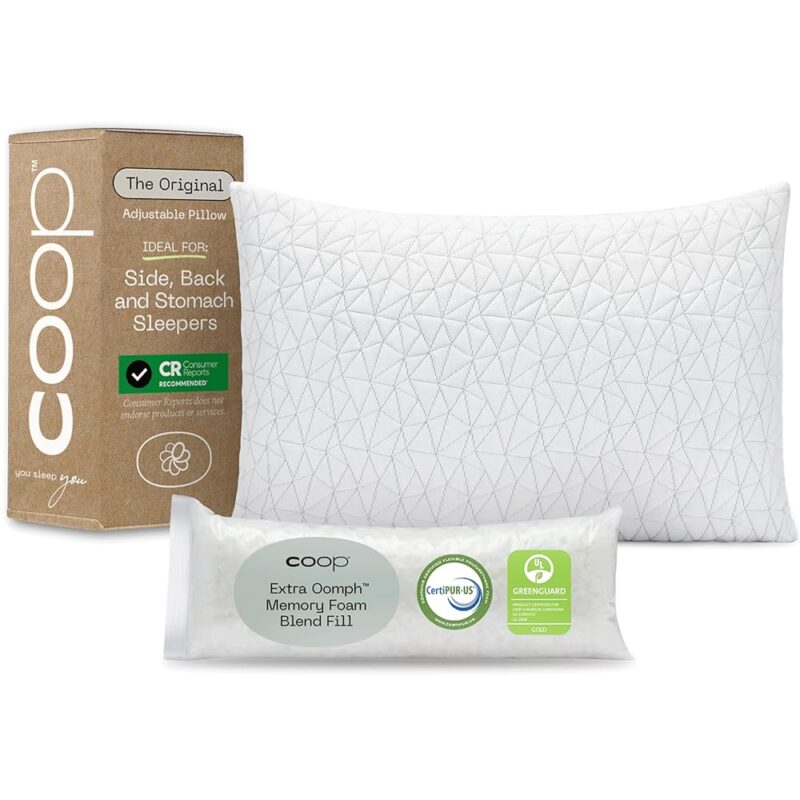 Perfect Sleep: A Review of Coop Home Goods Adjustable Pillow