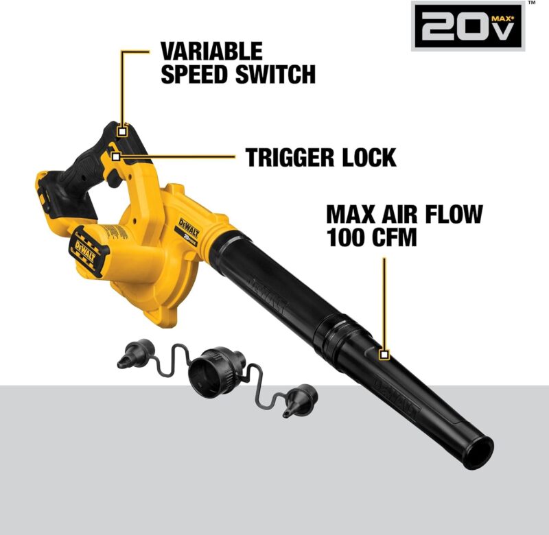 Powerful and Versatile: DEWALT 20V MAX Blower Review