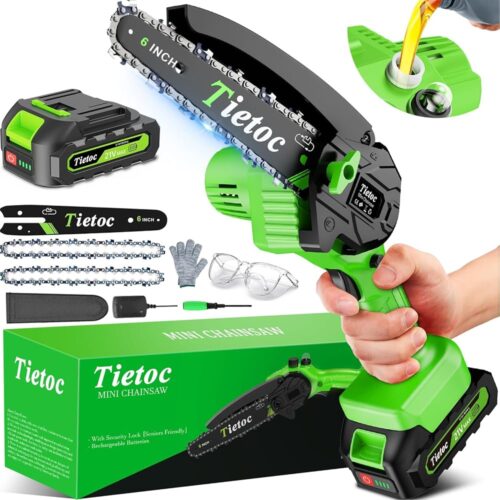 Powerful Precision: Tietoc 6-Inch Mini Electric Chainsaw Review