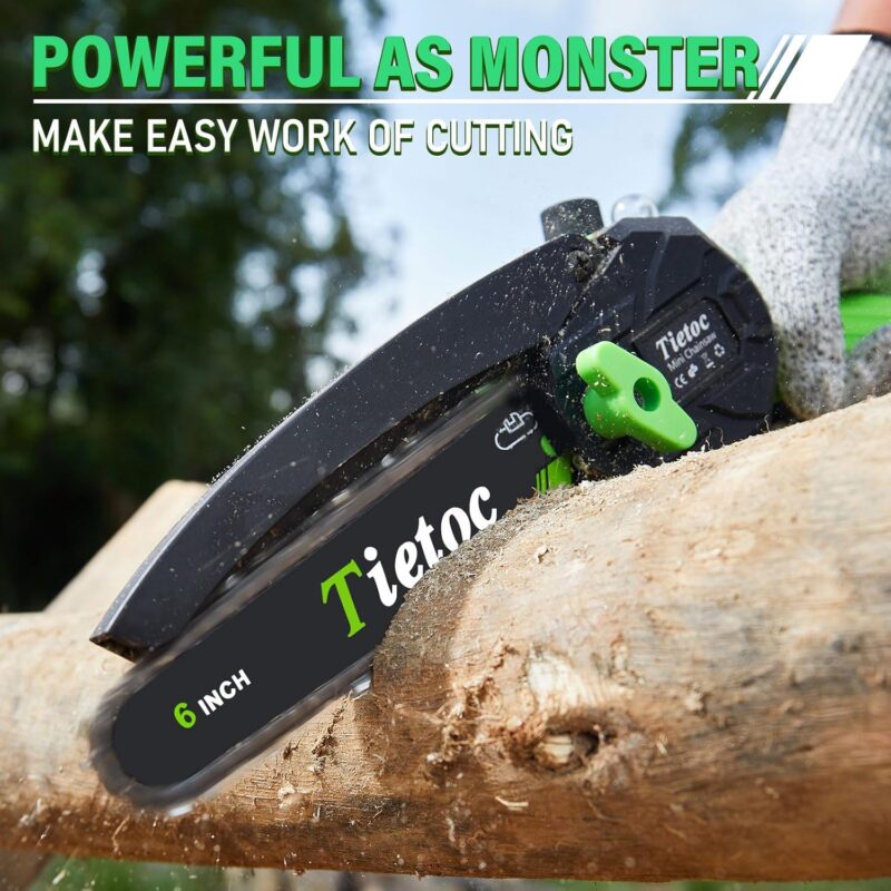 Powerful Precision: Tietoc 6-Inch Mini Electric Chainsaw Review