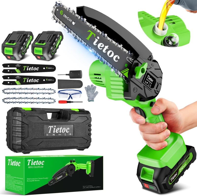 Powerful Precision: Tietoc 6-Inch Mini Electric Chainsaw Review