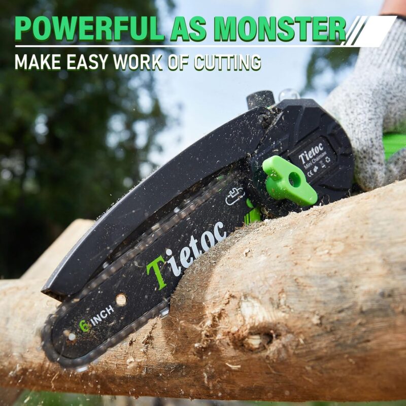 Powerful Precision: Tietoc 6-Inch Mini Electric Chainsaw Review