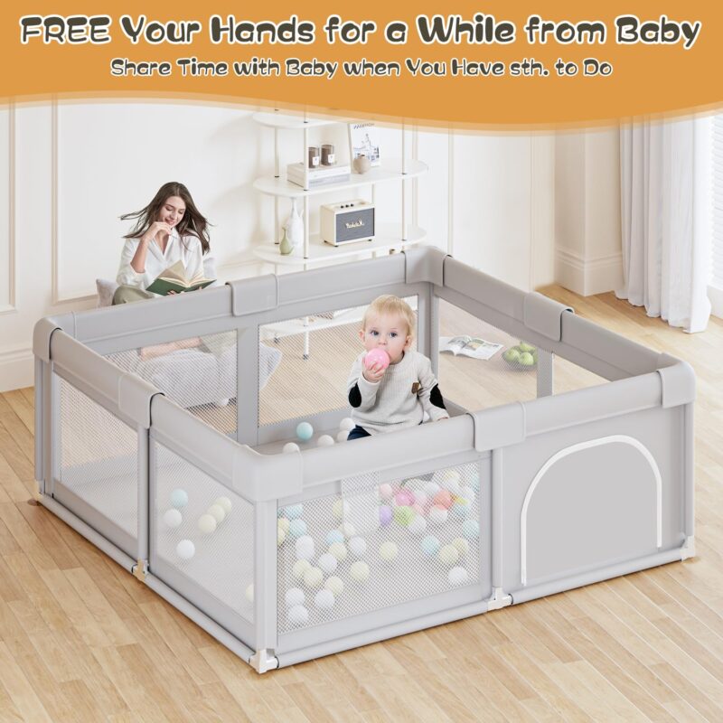 Safe & Spacious: Review of the 50x50 Inch Baby Playpen