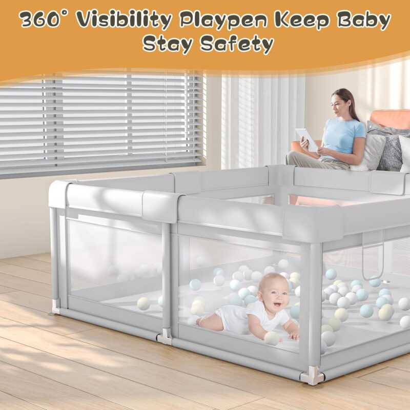 Safe & Spacious: Review of the 50x50 Inch Baby Playpen