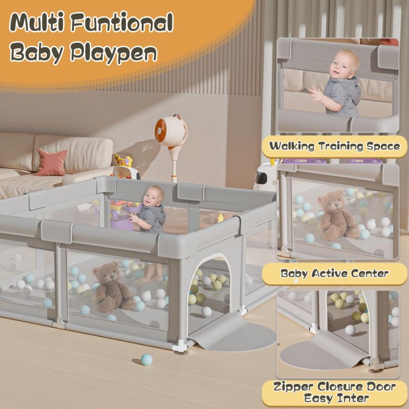 Safe & Spacious: Review of the 50x50 Inch Baby Playpen