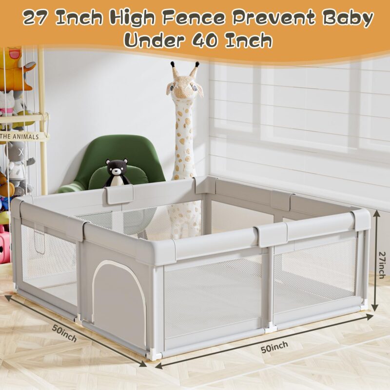 Safe & Spacious: Review of the 50x50 Inch Baby Playpen