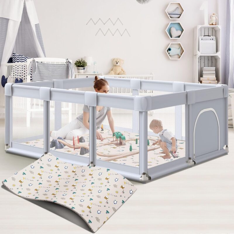 Safe & Spacious: Review of the 50x50 Inch Baby Playpen