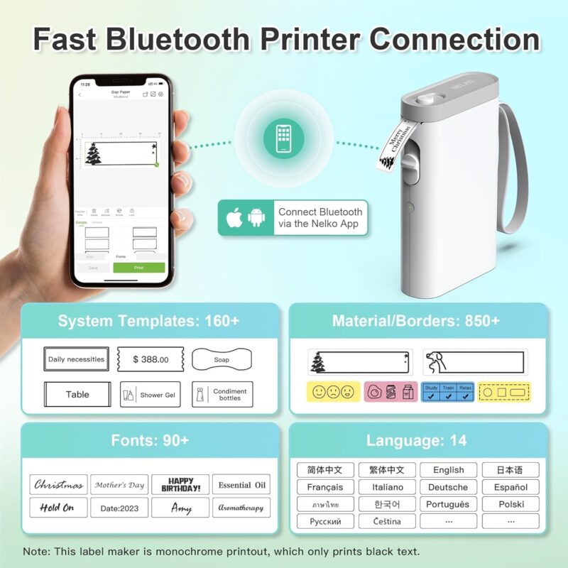 Smart and Stylish: Review of the Nelko P21 Bluetooth Label Maker