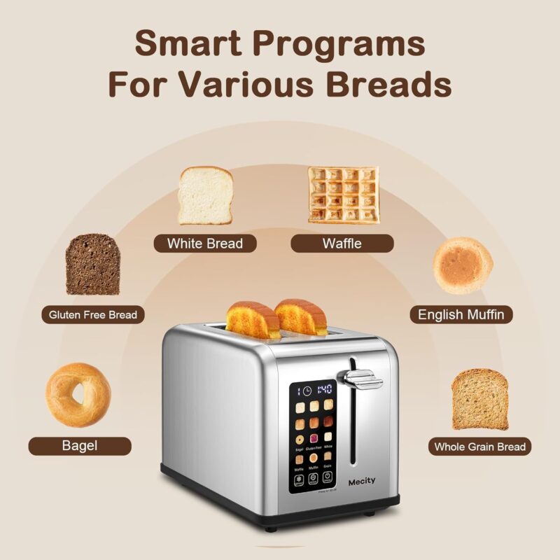 Smart Toasting Made Easy: Mecity 2 Slice Touch Screen Toaster Review