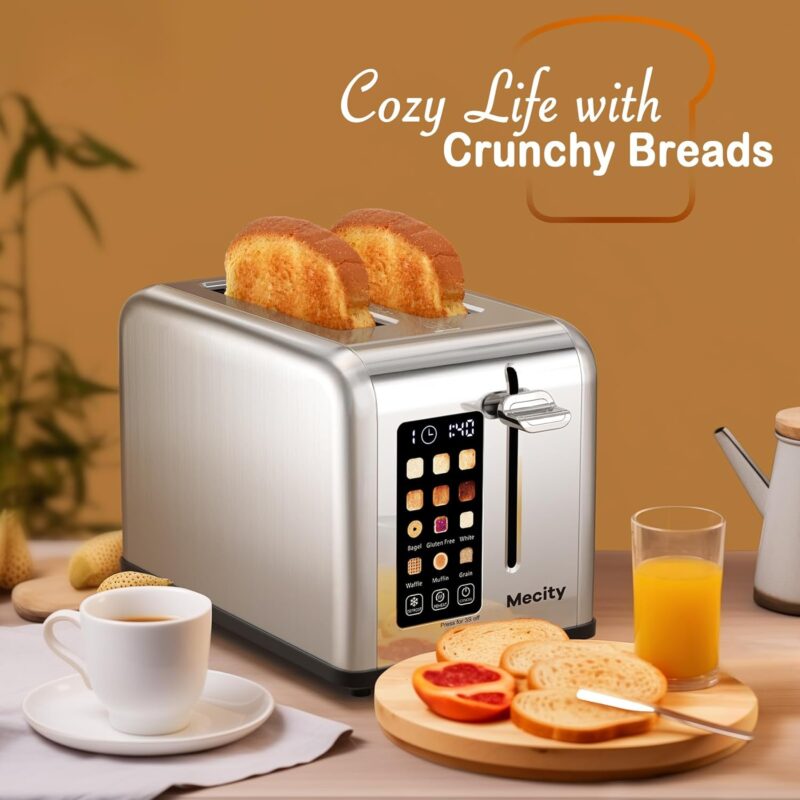 Smart Toasting Made Easy: Mecity 2 Slice Touch Screen Toaster Review