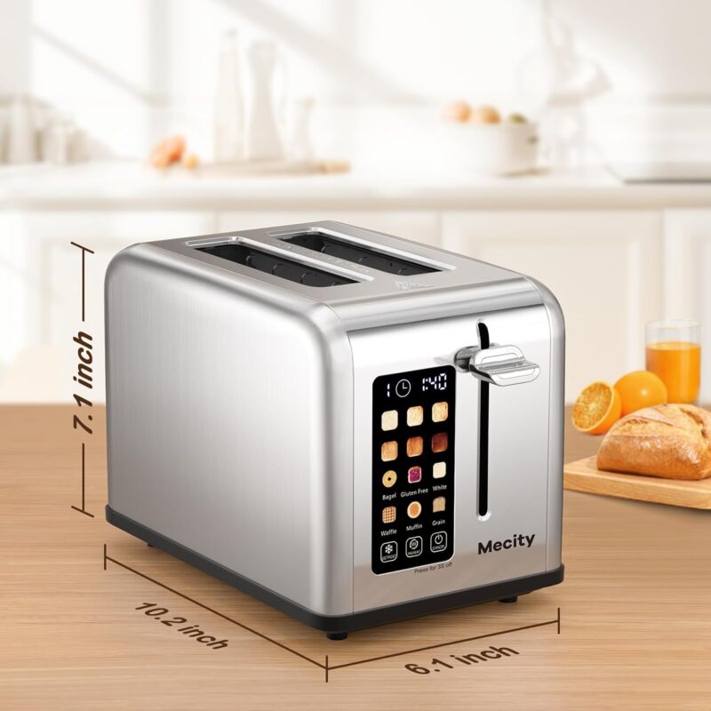 Smart Toasting Made Easy: Mecity 2 Slice Touch Screen Toaster Review