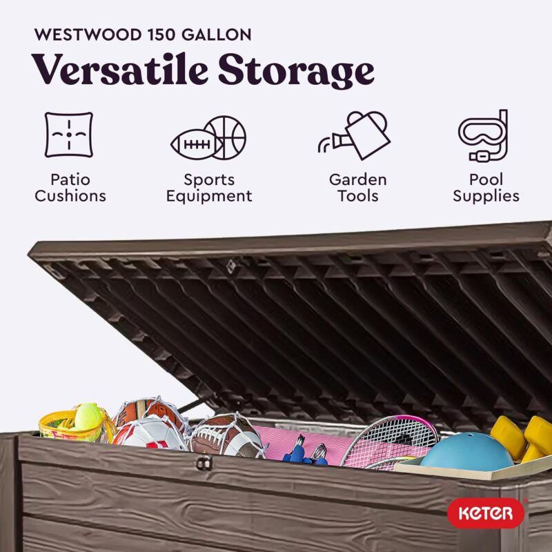 Stylish Storage Solution: Keter 150 Gallon Deck Box Review