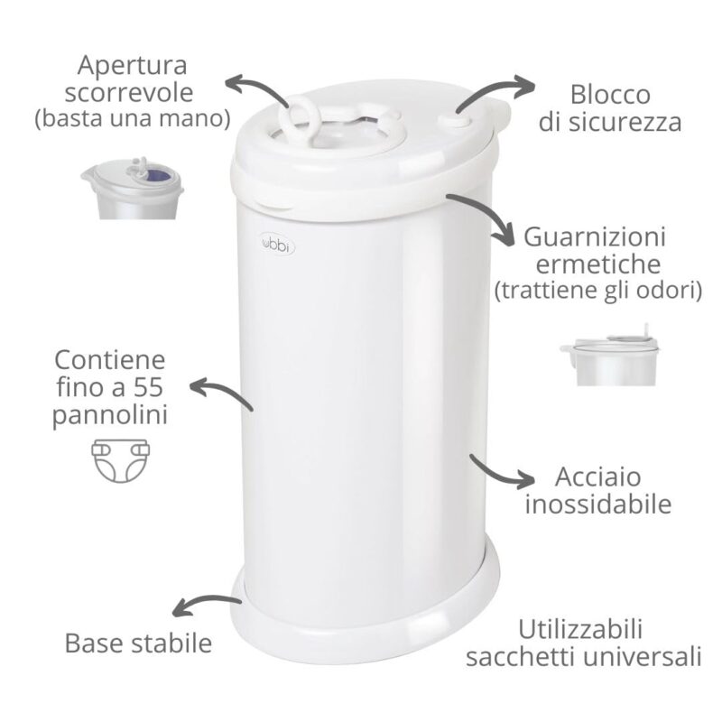 Ubbi Steel Diaper Pail: The Ultimate Odor Solution for Parents