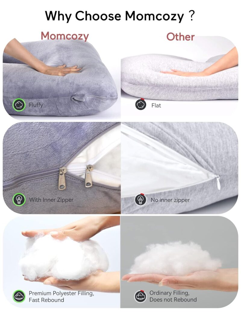 Ultimate Comfort: A Review of Momcozy U-Shaped Pregnancy Pillow