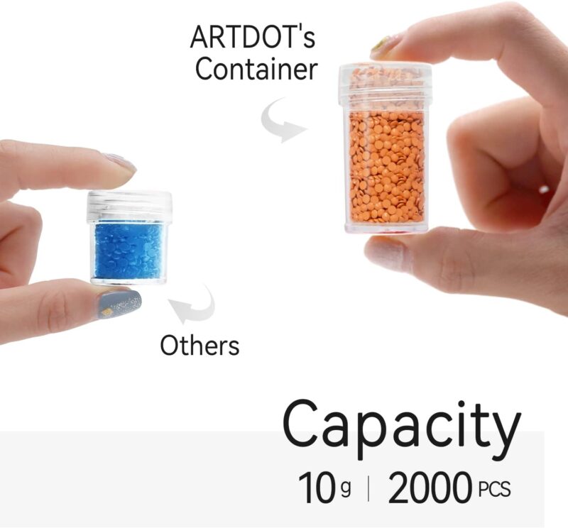 Ultimate Organization: Review of ARTDOT 60 Slots Diamond Art Storage Container