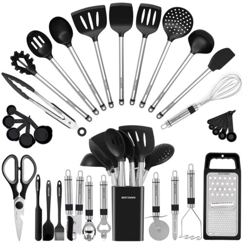 Ultimate Review: 33 Essential Silicone Kitchen Utensils for Nonstick Cooking!