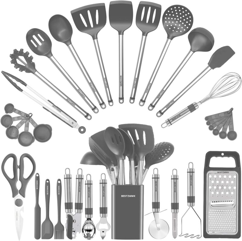 Ultimate Review: 33 Essential Silicone Kitchen Utensils for Nonstick Cooking!