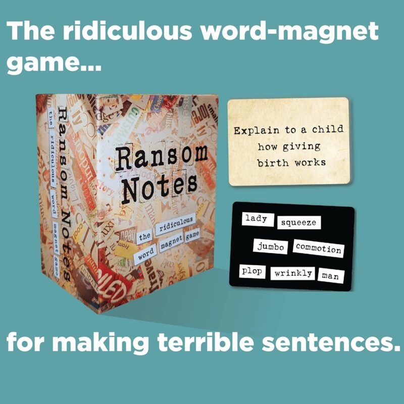 Unleash the Fun: A Review of Ransom Notes - The Ultimate Word Magnet Game!