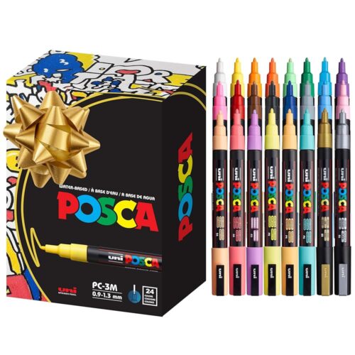 Unleashing Creativity: A Review of 24 Posca Paint Markers