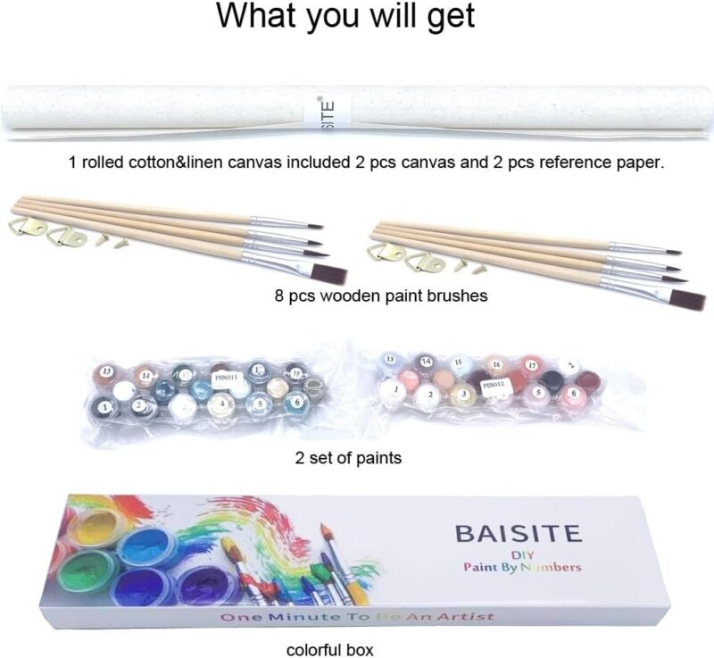 Unleashing Creativity: BAISITE Paint by Numbers Kit Review