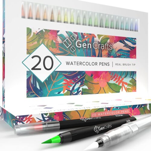 Unleashing Creativity: GenCrafts Watercolor Brush Pens Review