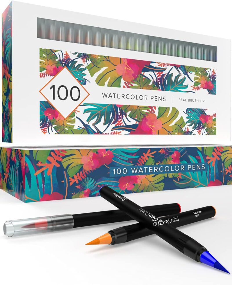 Unleashing Creativity: GenCrafts Watercolor Brush Pens Review