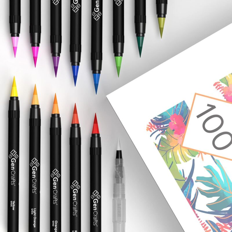 Unleashing Creativity: GenCrafts Watercolor Brush Pens Review