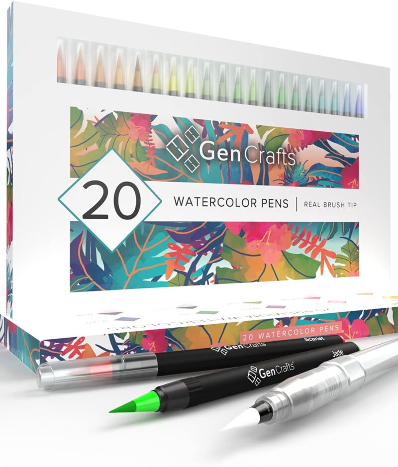 Unleashing Creativity: GenCrafts Watercolor Brush Pens Review