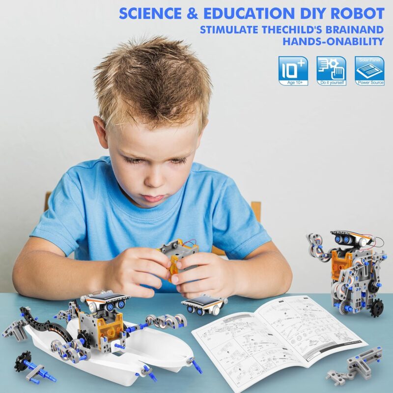 Unleashing Creativity: Review of STEM 13-in-1 Solar Power Robot Kit for Kids