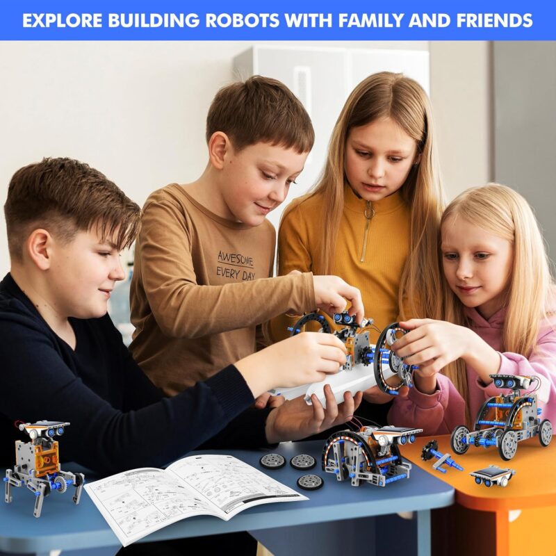 Unleashing Creativity: Review of STEM 13-in-1 Solar Power Robot Kit for Kids