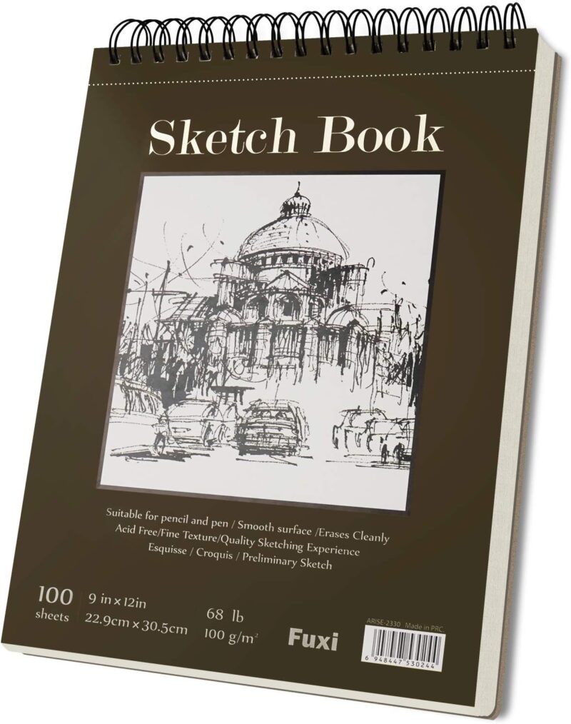 Unleashing Creativity: Review of the 9x12 Spiral Bound Sketch Book