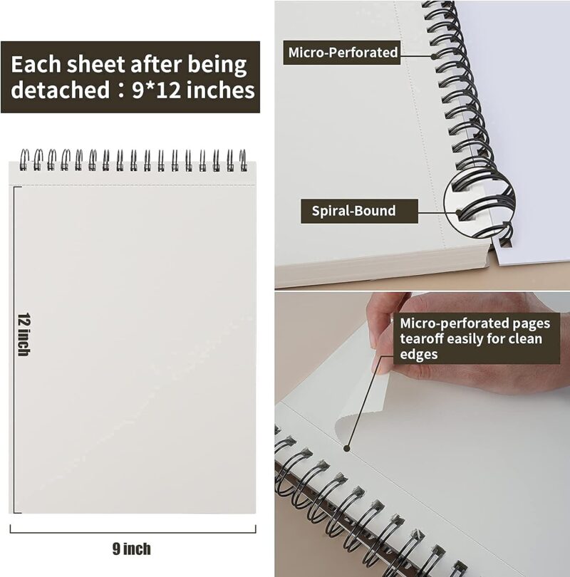 Unleashing Creativity: Review of the 9x12 Spiral Bound Sketch Book