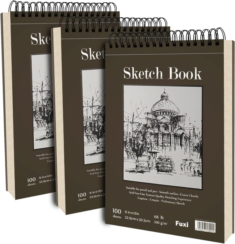 Unleashing Creativity: Review of the 9x12 Spiral Bound Sketch Book