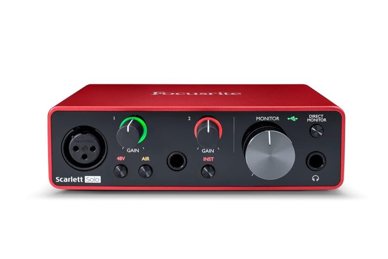 Unleashing Studio Quality: Focusrite Scarlett Solo 3rd Gen Review