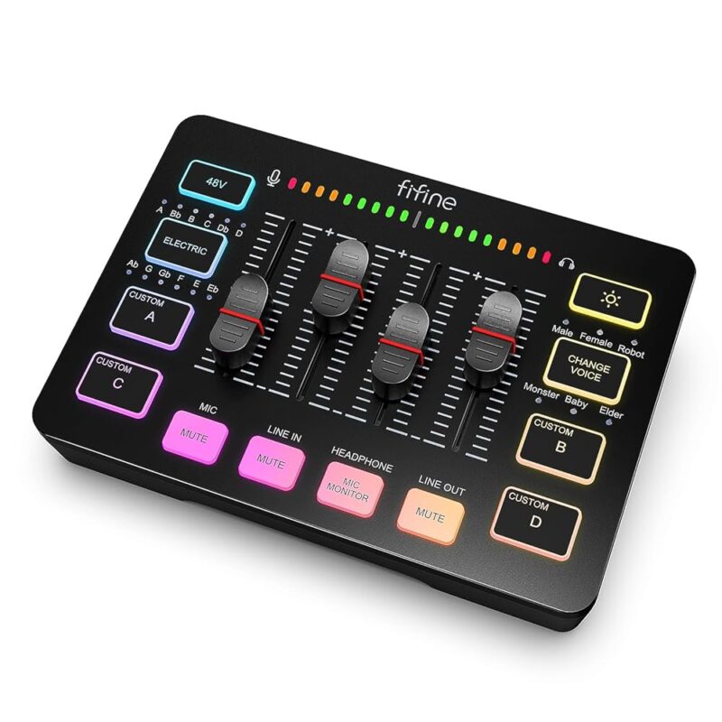 Unlock Your Sound: FIFINE Gaming Audio Mixer Review