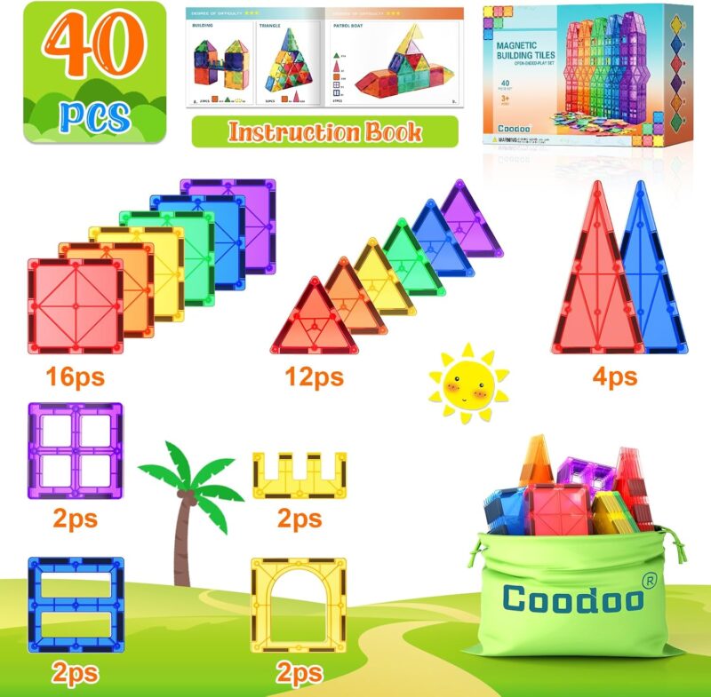 Unlocking Creativity: A Review of Magnetic Tiles for Toddler Learning