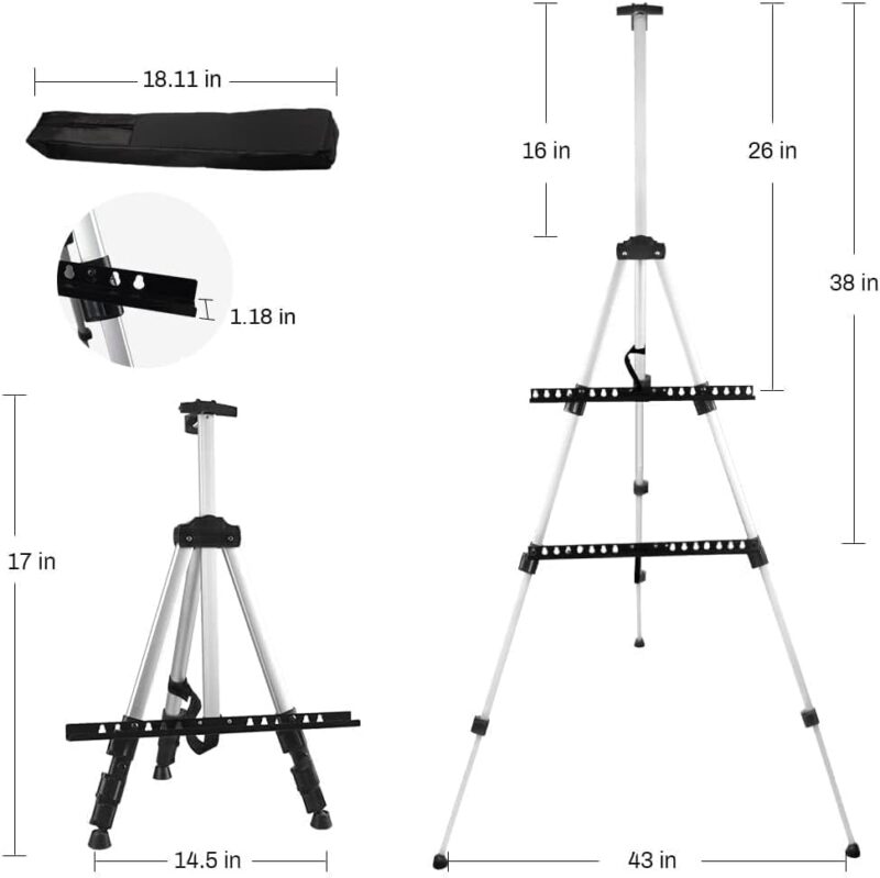 Versatile and Portable: The Perfect Easel for Every Artist!