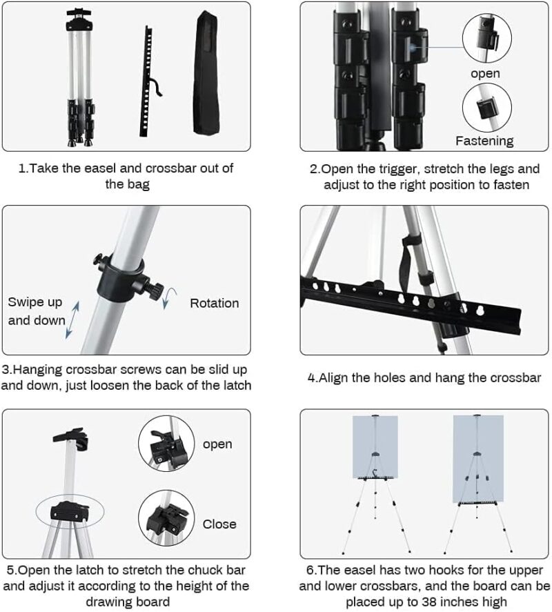 Versatile and Portable: The Perfect Easel for Every Artist!