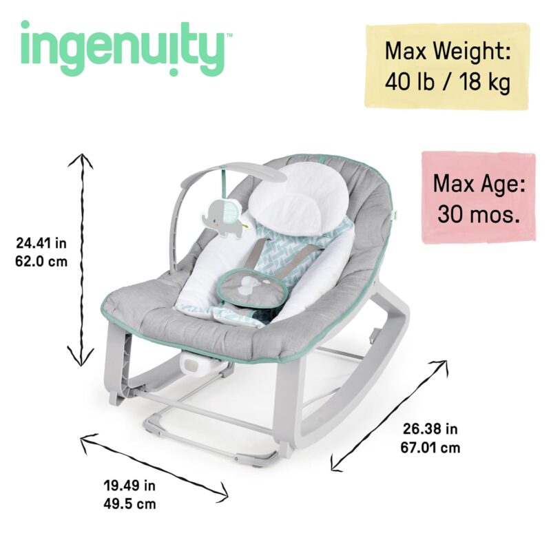 Versatile Comfort: A Review of the Ingenuity Keep Cozy 3-in-1 Baby Bouncer