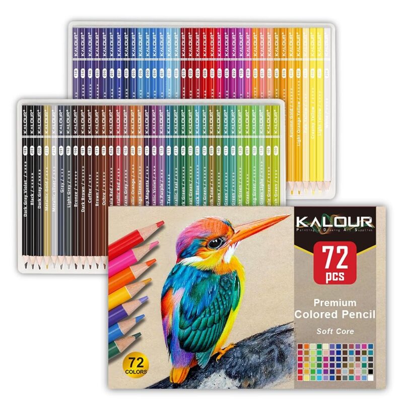 Vibrant Creativity: A Review of KALOUR 72 Count Colored Pencils