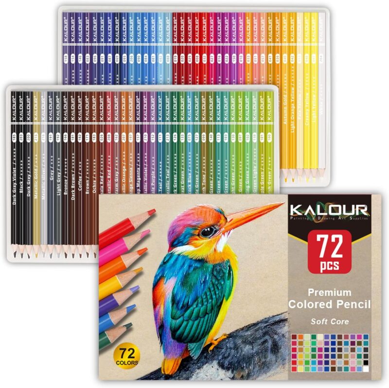 Vibrant Creativity: A Review of KALOUR 72 Count Colored Pencils