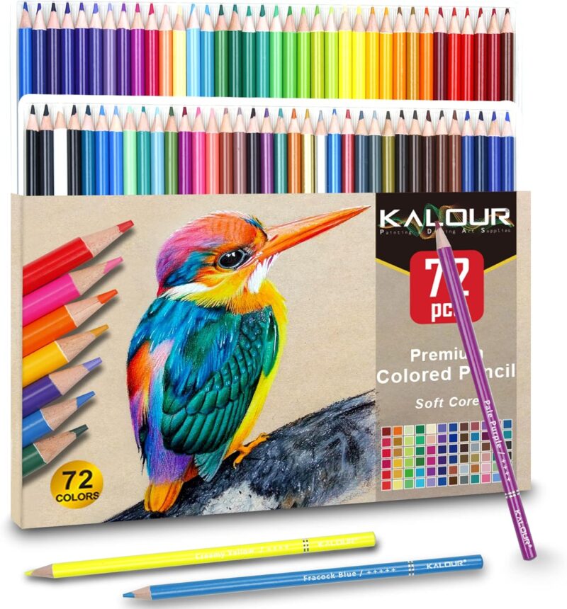 Vibrant Creativity: A Review of KALOUR 72 Count Colored Pencils