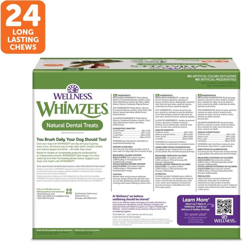 WHIMZEES Long-Lasting Dog Chews: A Natural Solution for Dental Health!