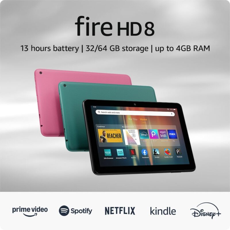 2024 Amazon Fire HD 8 Tablet - Black