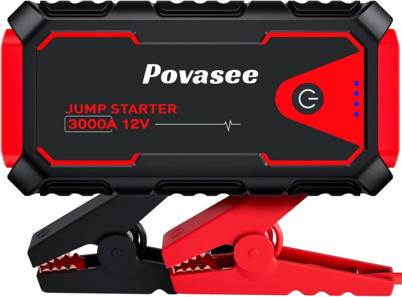 3000A Peak Jump Starter Battery Pack