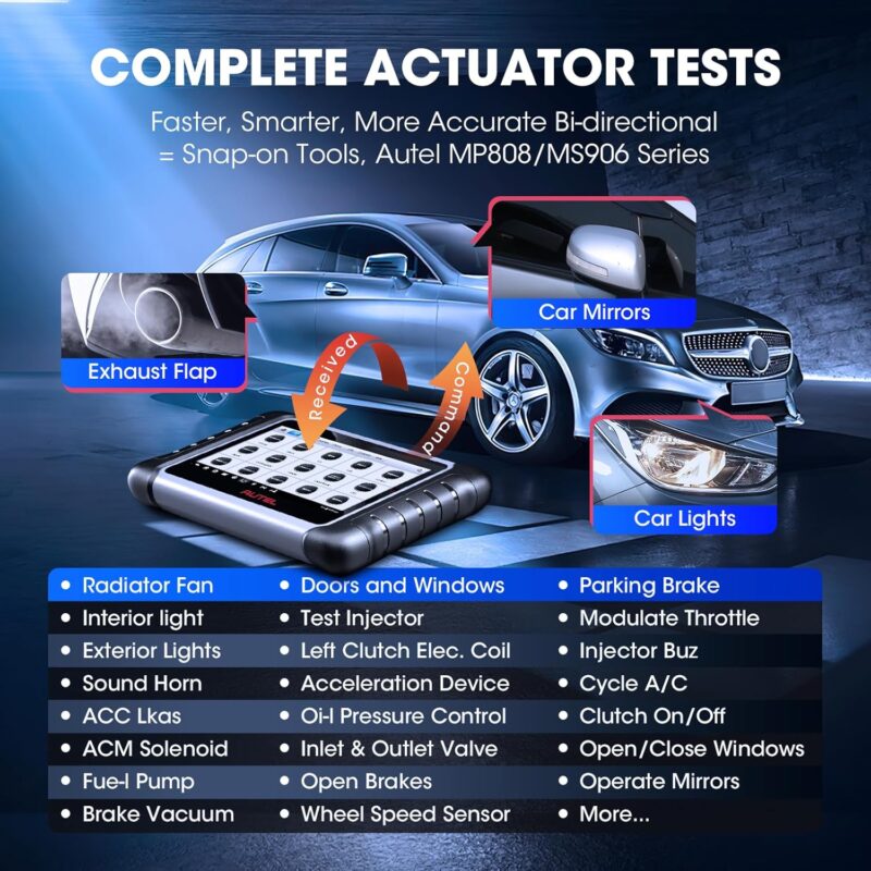 Autel MaxiCOM MK808S Review: Advanced Bidirectional Diagnostic Tool