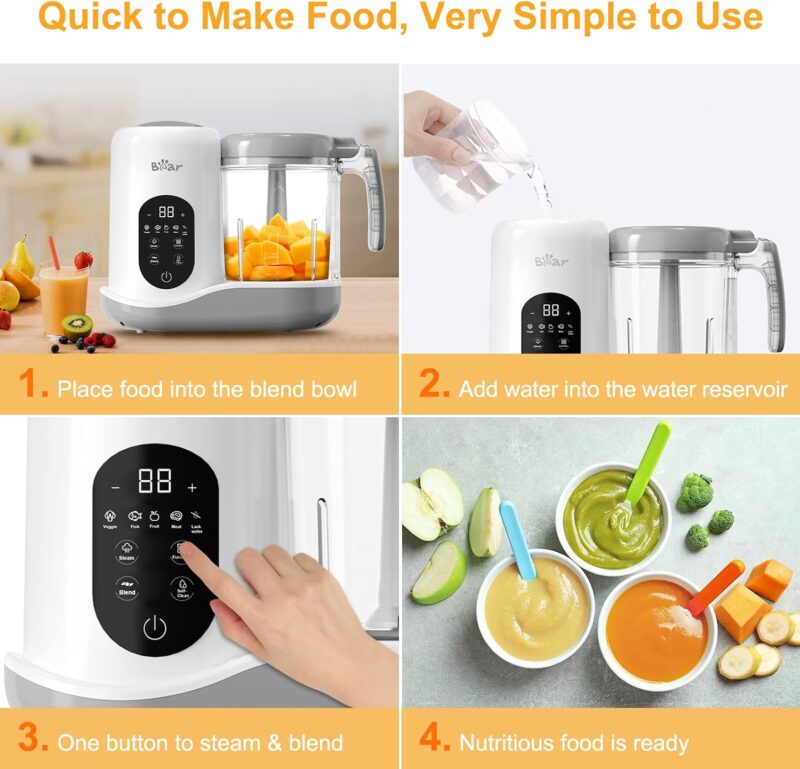 BEAR 2024 Baby Food Maker: A Complete Review of Convenience and Quality