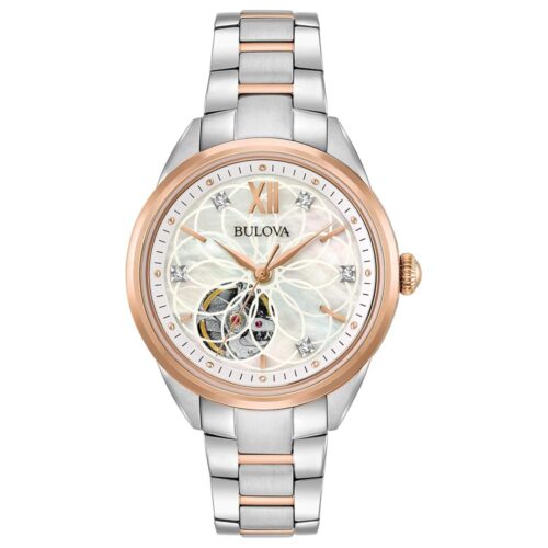 Bulova Ladies' Diamond Automatic Stainless Steel Watch